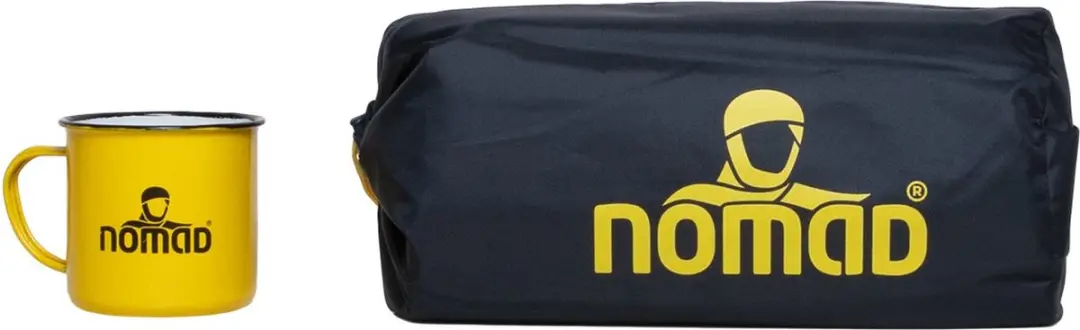 NOMAD AirTec 3D Comfort Long Slaapmat - 198x66x7cm - Zwart - afbeelding 4 van 6