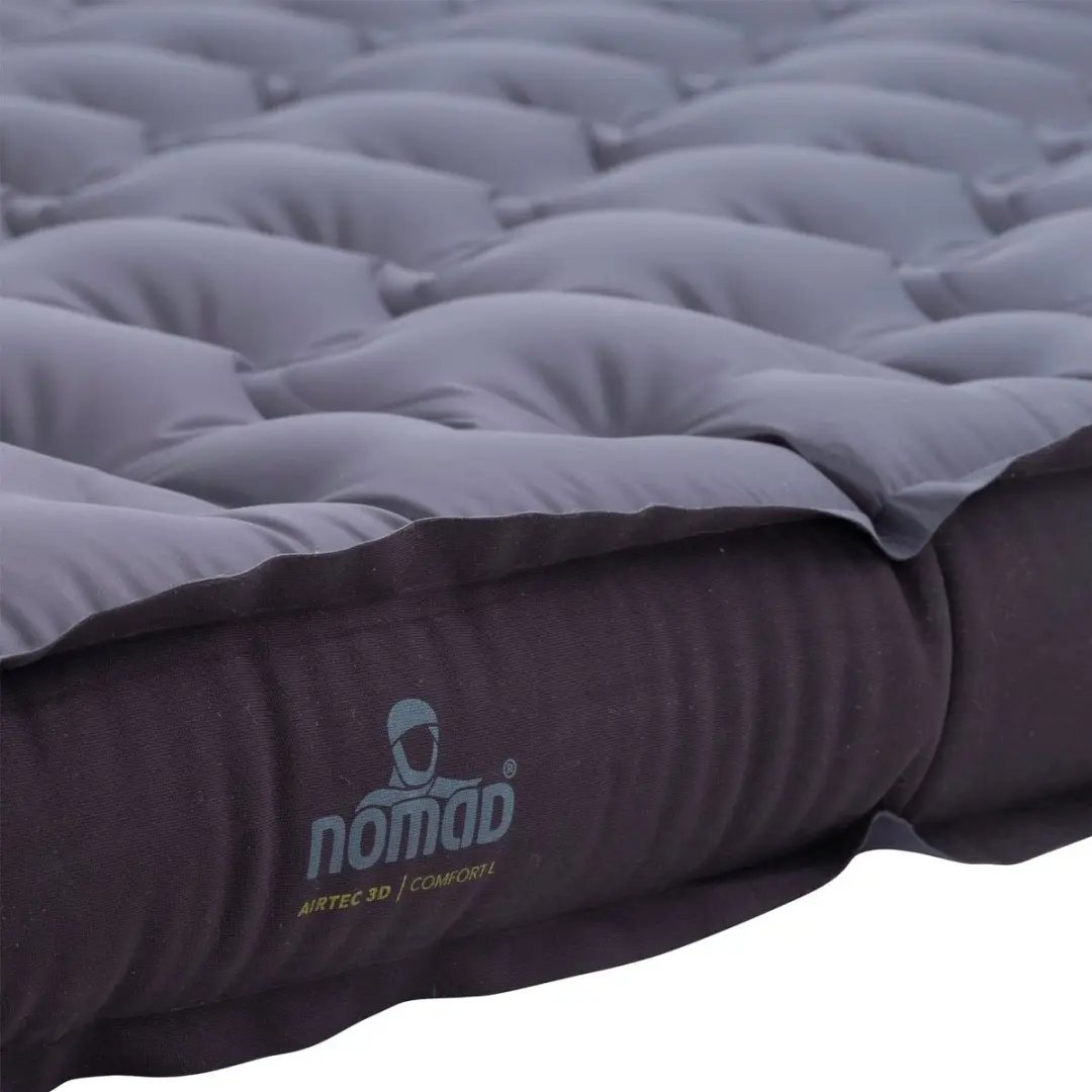 NOMAD AirTec 3D Comfort Long Slaapmat - 198x66x7cm - Zwart - afbeelding 6 van 6