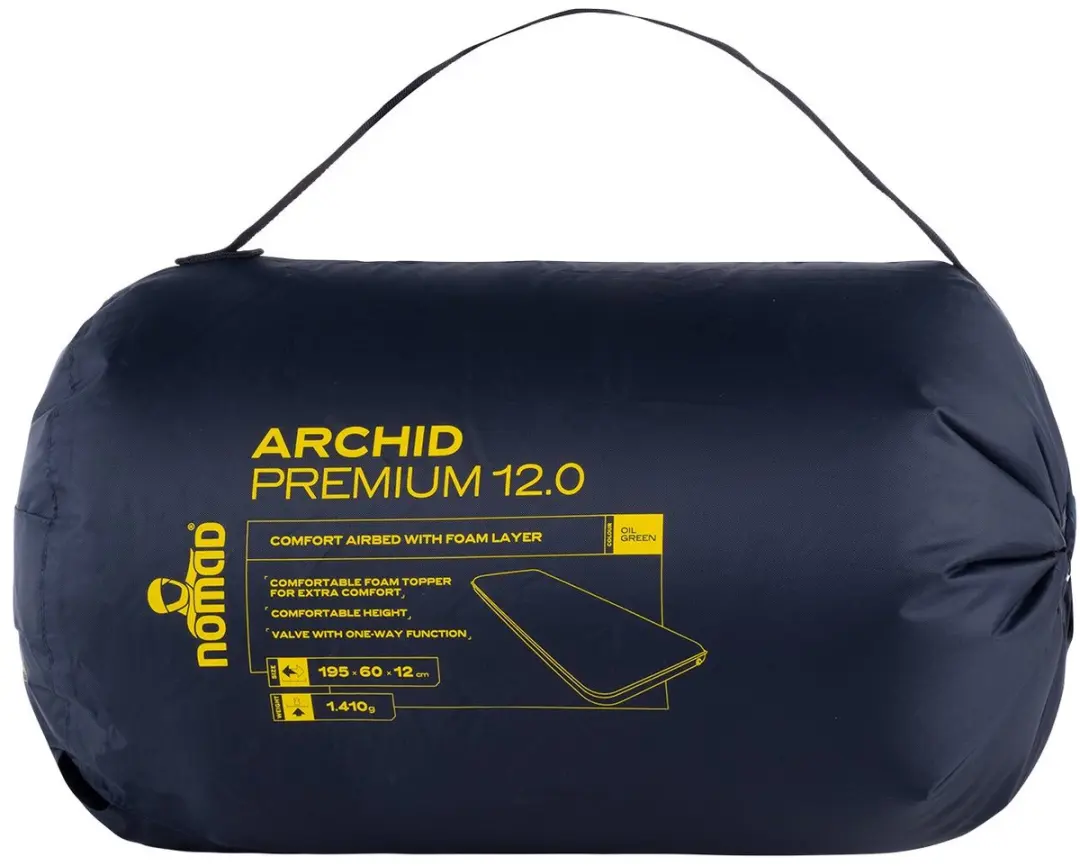 NOMAD Archid Premium 12.0 Slaapmat - Oil Green - afbeelding 3 van 6