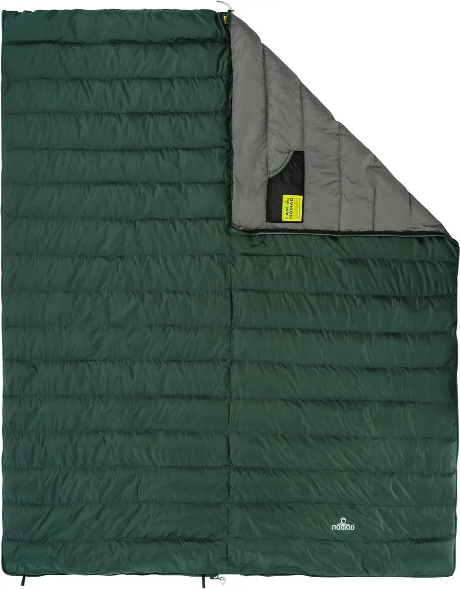 NOMAD Taurus 300 Slaapzak Dekenmodel - 205x80cm - Groen - afbeelding 2 van 6