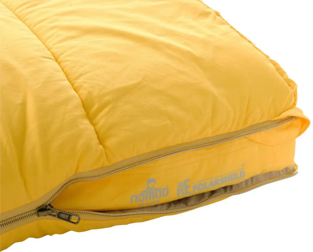 NOMAD Blazer Slaapzak Dekenmodel - Tot 190cm - Zonnegeel - afbeelding 4 van 6
