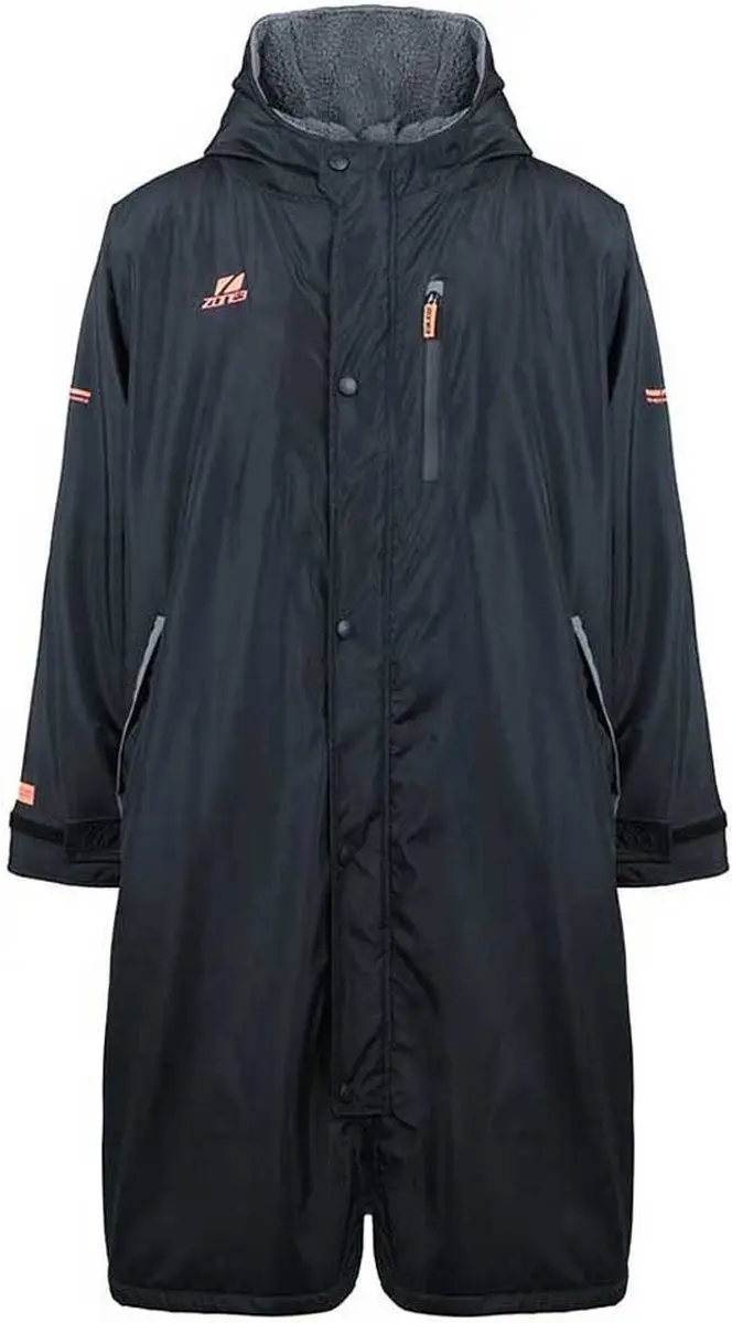 Zone3 Oversize Heat Tech Surf Poncho Zwart XS