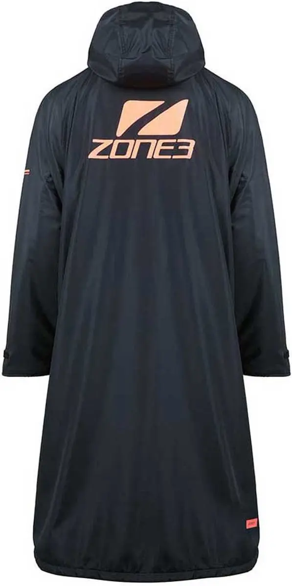 Zone3 Oversize Heat Tech Surf Poncho Zwart XS - afbeelding 2 van 6