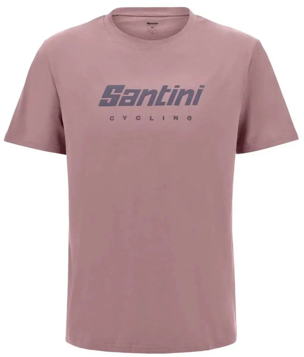 Santini T-shirt Met Korte Mouwen Roze XL