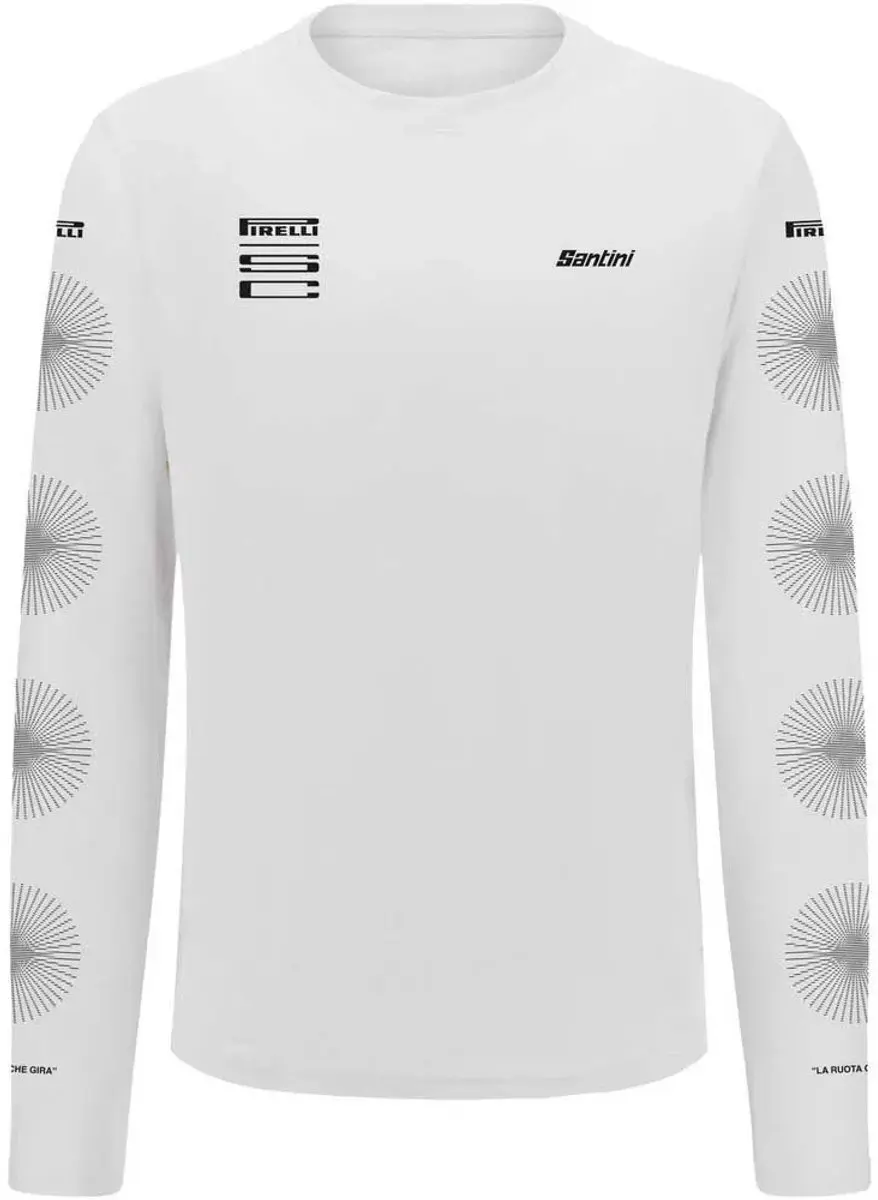 Santini X Pirelli Wheel Shirt Lange Mouwen