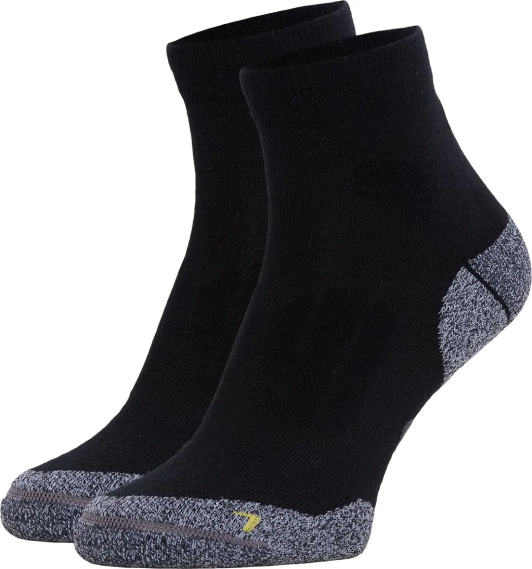 NOMAD® 2-Pack Coolmax Wandelsok Quarter | 39-42 | Zwart | Medium demping | Anatomische Pasvorm