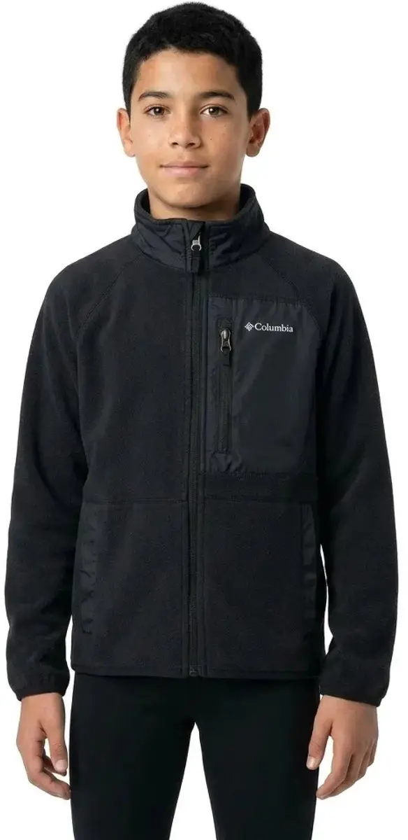 Columbia Fast Trek™ V Fleece Met Volledige Rits Zwart 6-7 Years Jongen