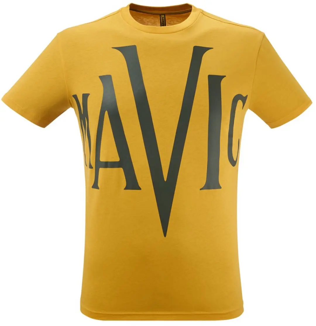 Mavic Heritage V T-shirt Met Korte Mouwen Geel S