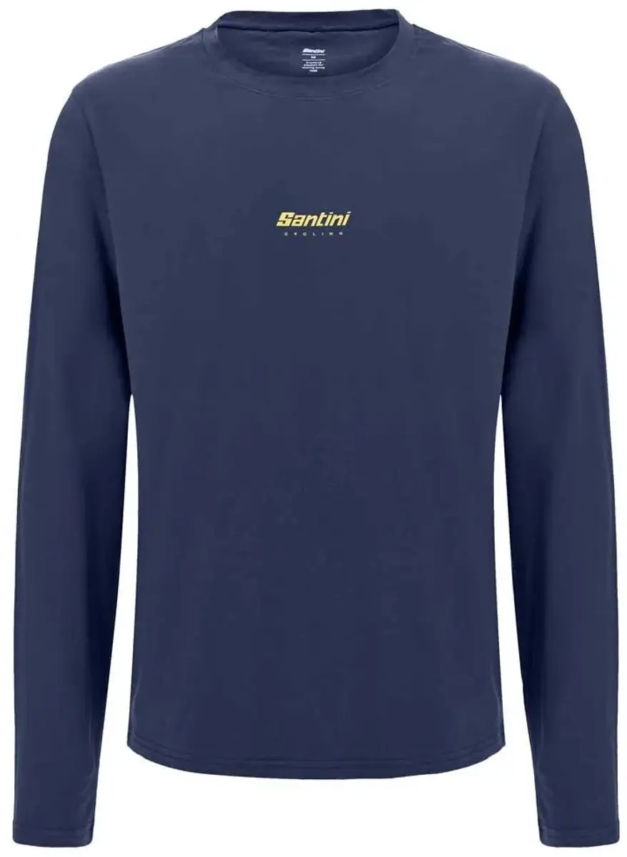 Santini T-shirt Lange Mouwen - Donkerblauw - M - afbeelding 3 van 3