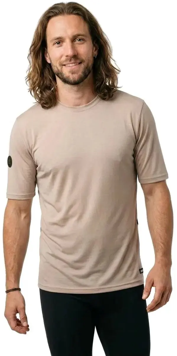 Santini Delta Line Tech T-shirt korte mouw - Beige - S - afbeelding 2 van 3