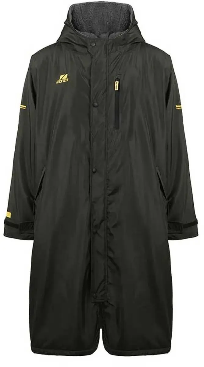 Zone3 Oversize Heat Tech Surf Poncho Zwart M - afbeelding 6 van 6