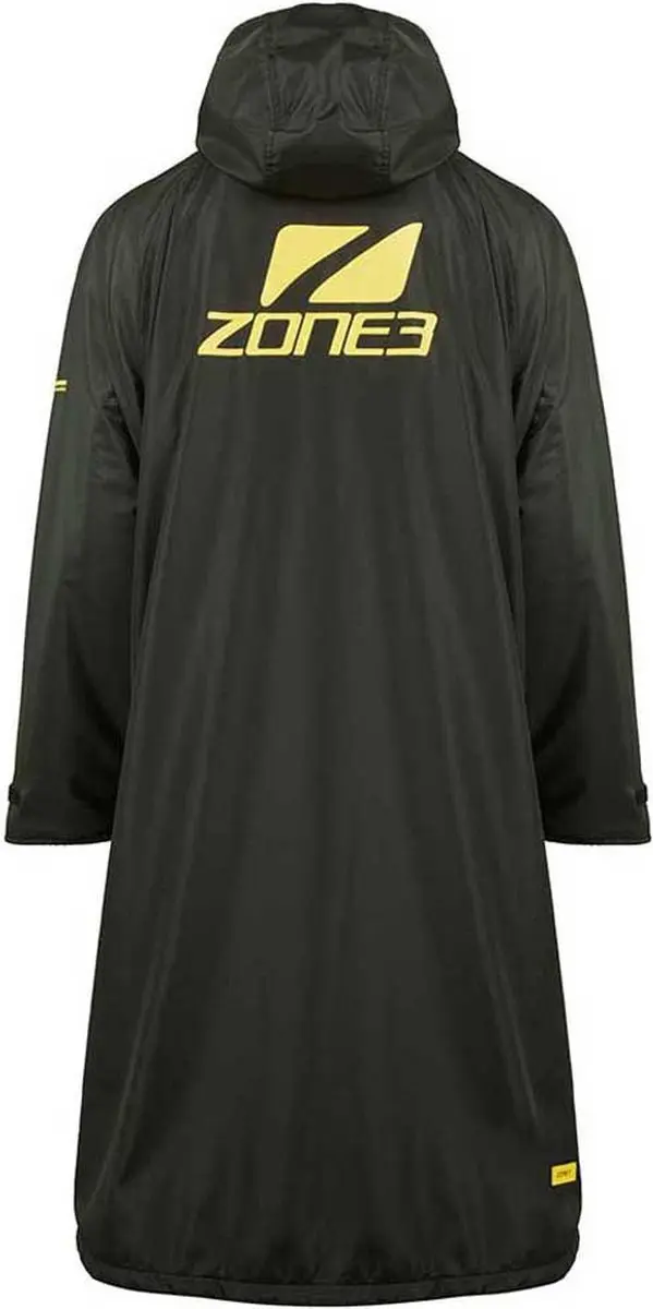 Zone3 Oversize Heat Tech Surf Poncho Zwart M - afbeelding 2 van 6