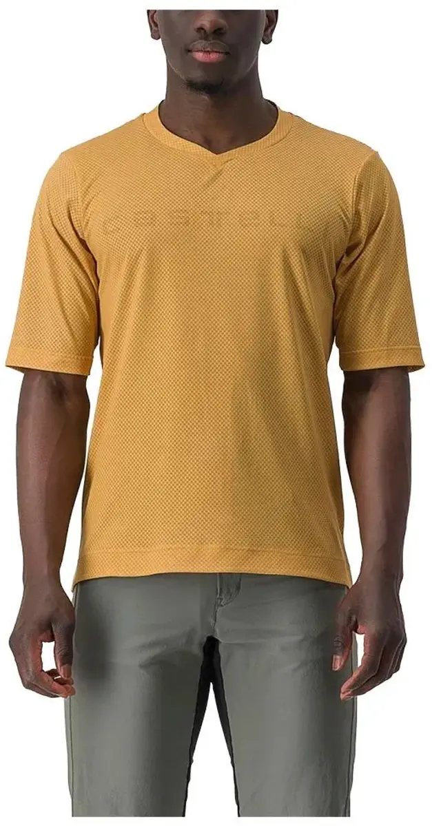 Castelli Trail Tech 2 T-shirt Met Korte Mouwen Geel XL Man