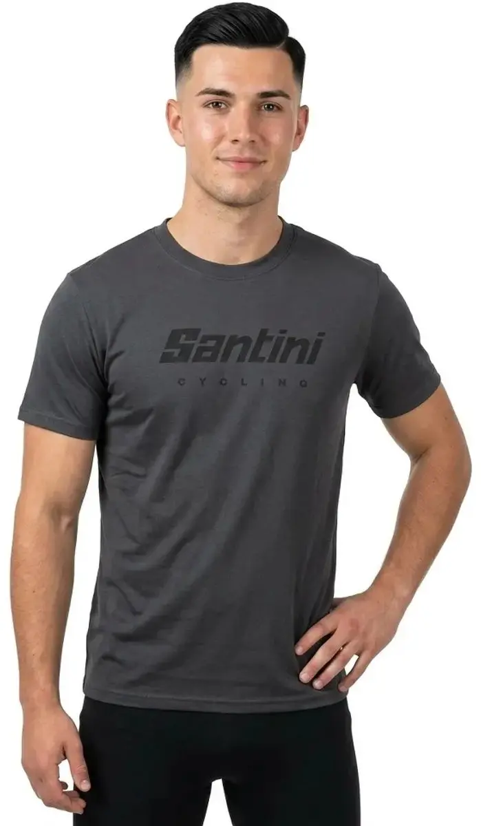 Santini Logo T-shirt Met Korte Mouwen - afbeelding 2 van 3
