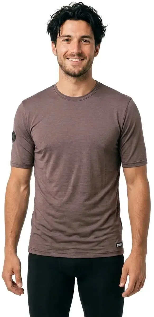 Santini Delta Line Tech T-shirt - Bruin - L - afbeelding 2 van 2