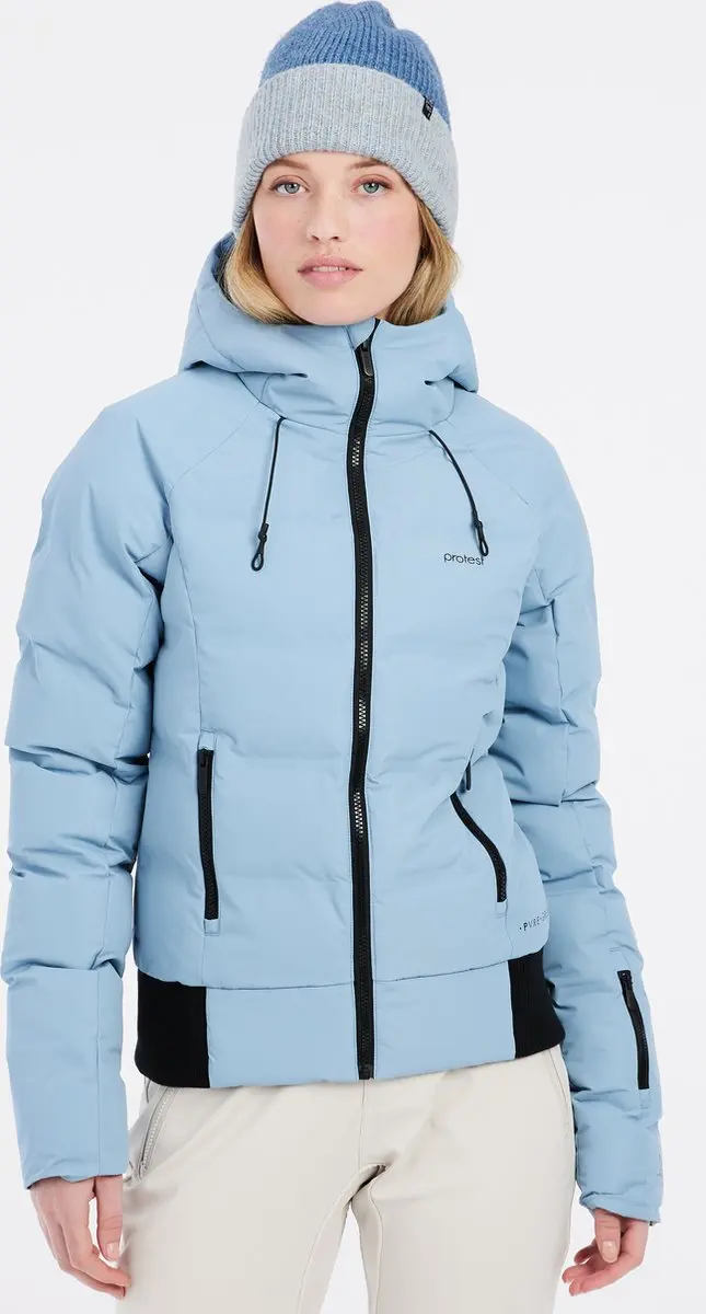 Protest Prtalysumi – Skijas Dames – Waterafstotende afwerking – Winterjas – Waterkolom 10K – Jeanjacketblue