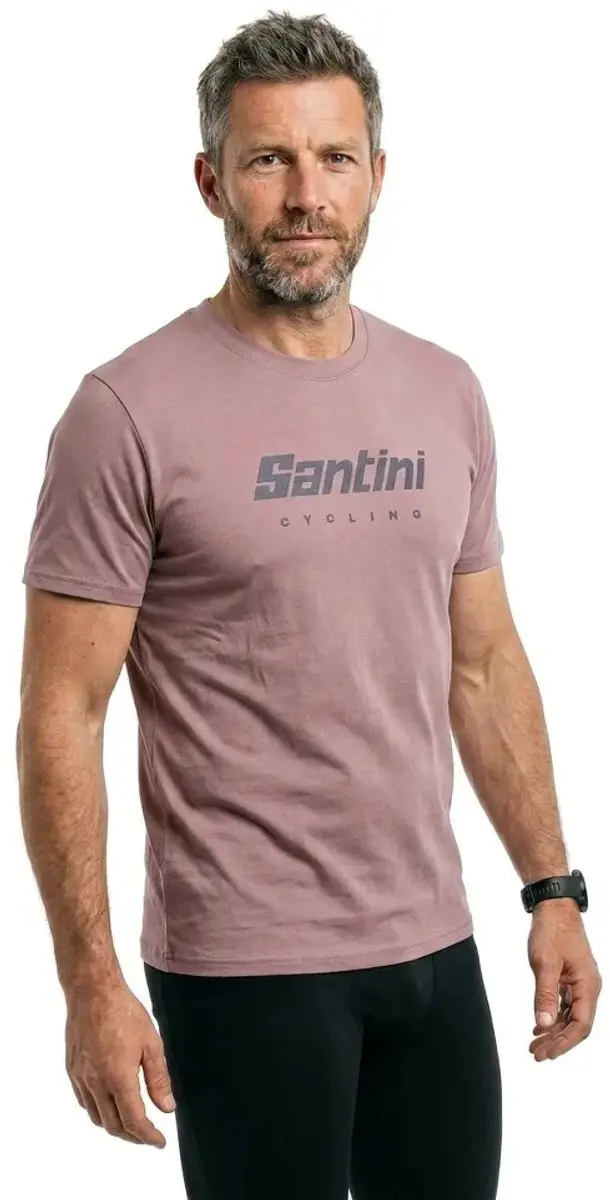 Santini T-shirt Korte Mouw - Roze - L - afbeelding 2 van 3
