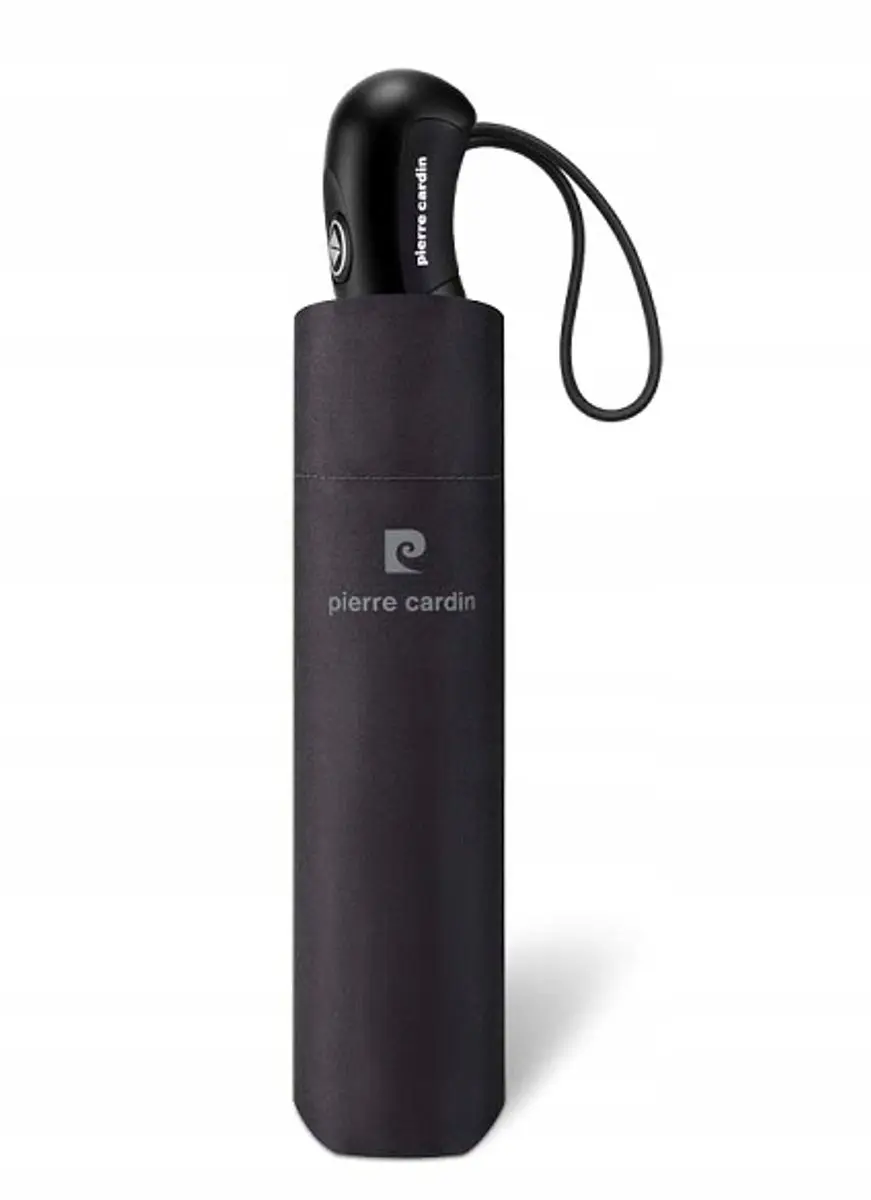 Pierre Cardin Automatische Paraplu Zwart Winddicht Lichtgewicht 98cm