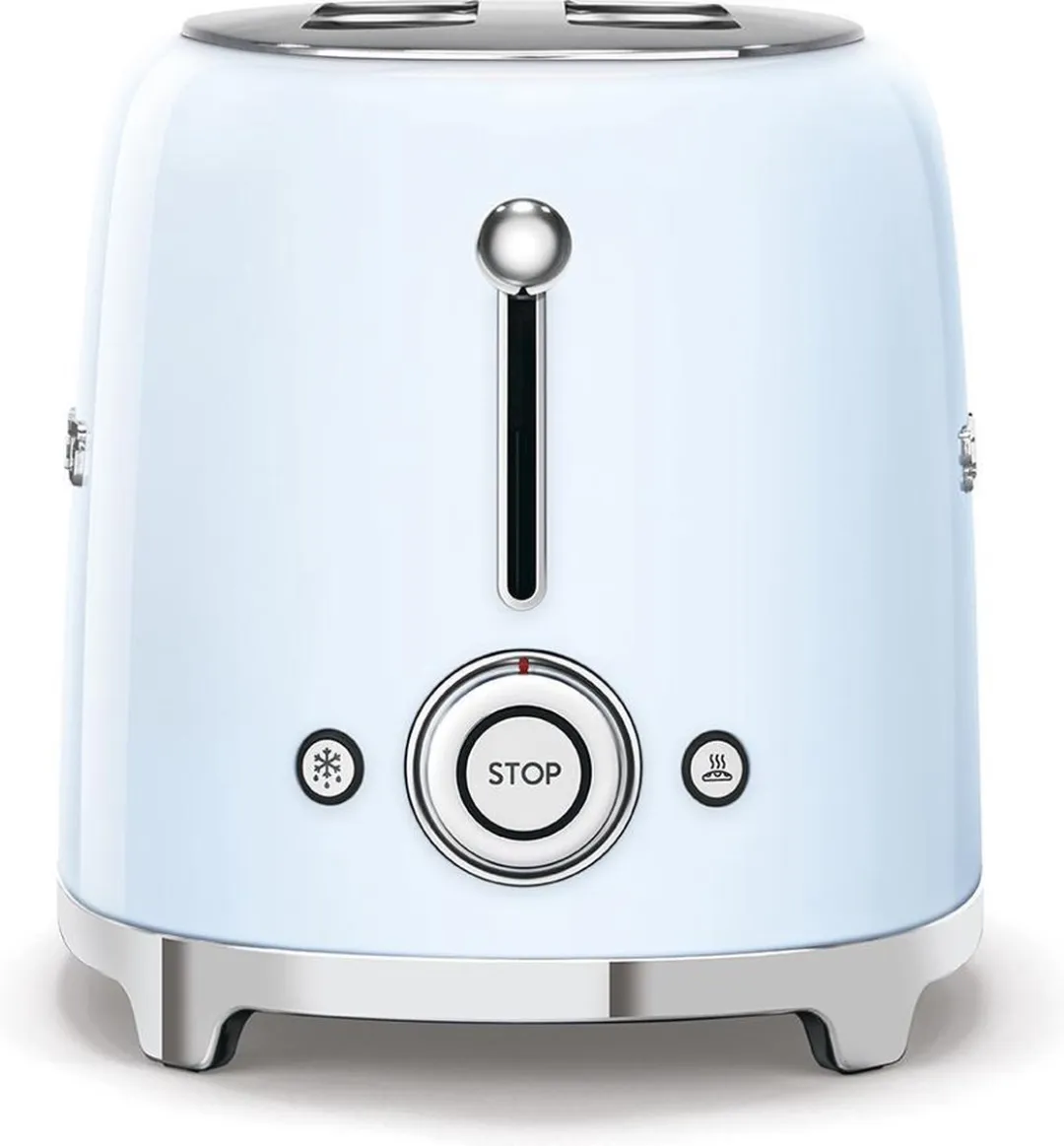 Smeg TSF01PBEU Broodrooster Pastelblauw - 2x2 - 950W