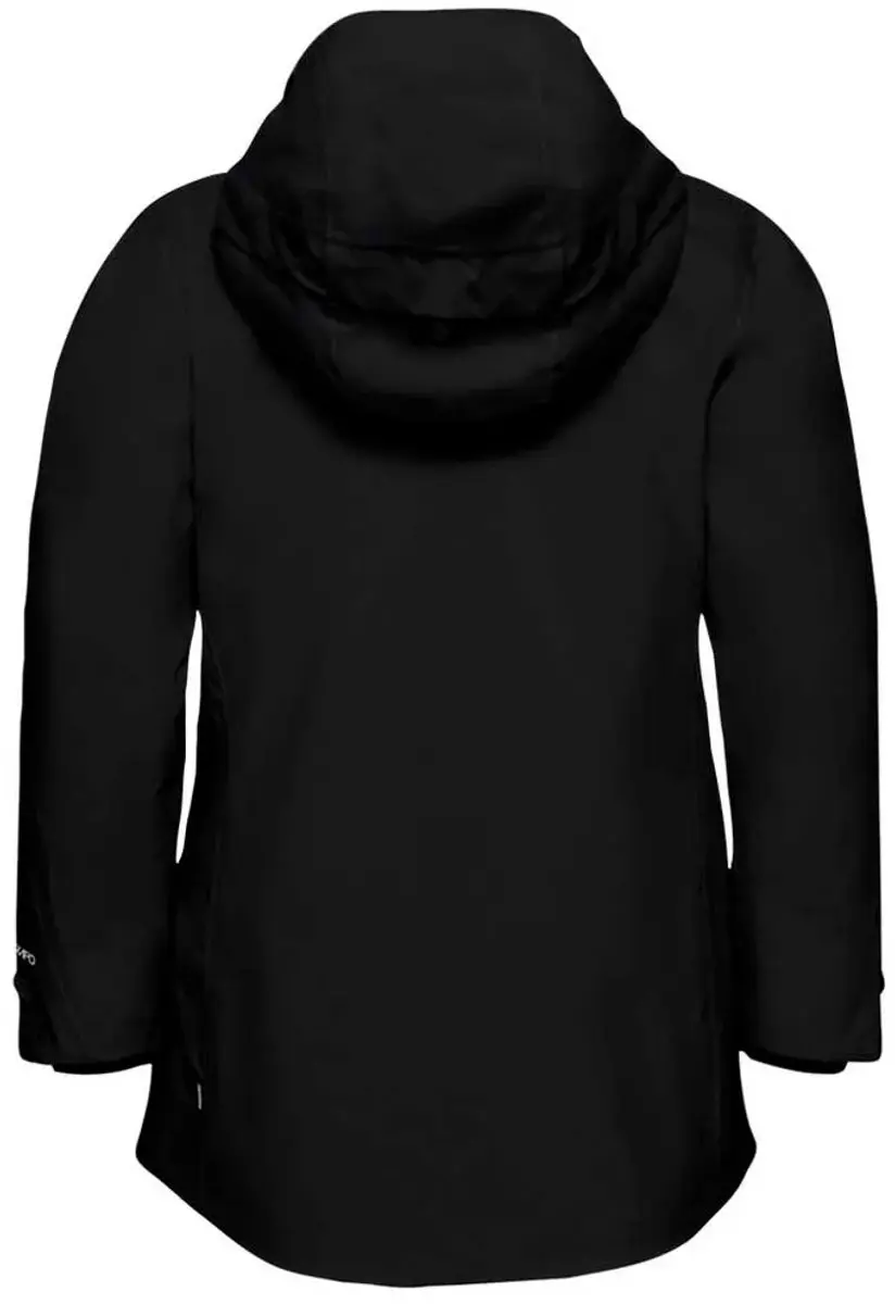 Jack Wolfskin Flowline 3in1 Afneembare Jas - Zwart - afbeelding 2 van 4