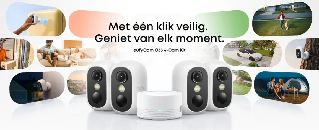 Eufy eufyCam C35 4-Cam Kit - Wit