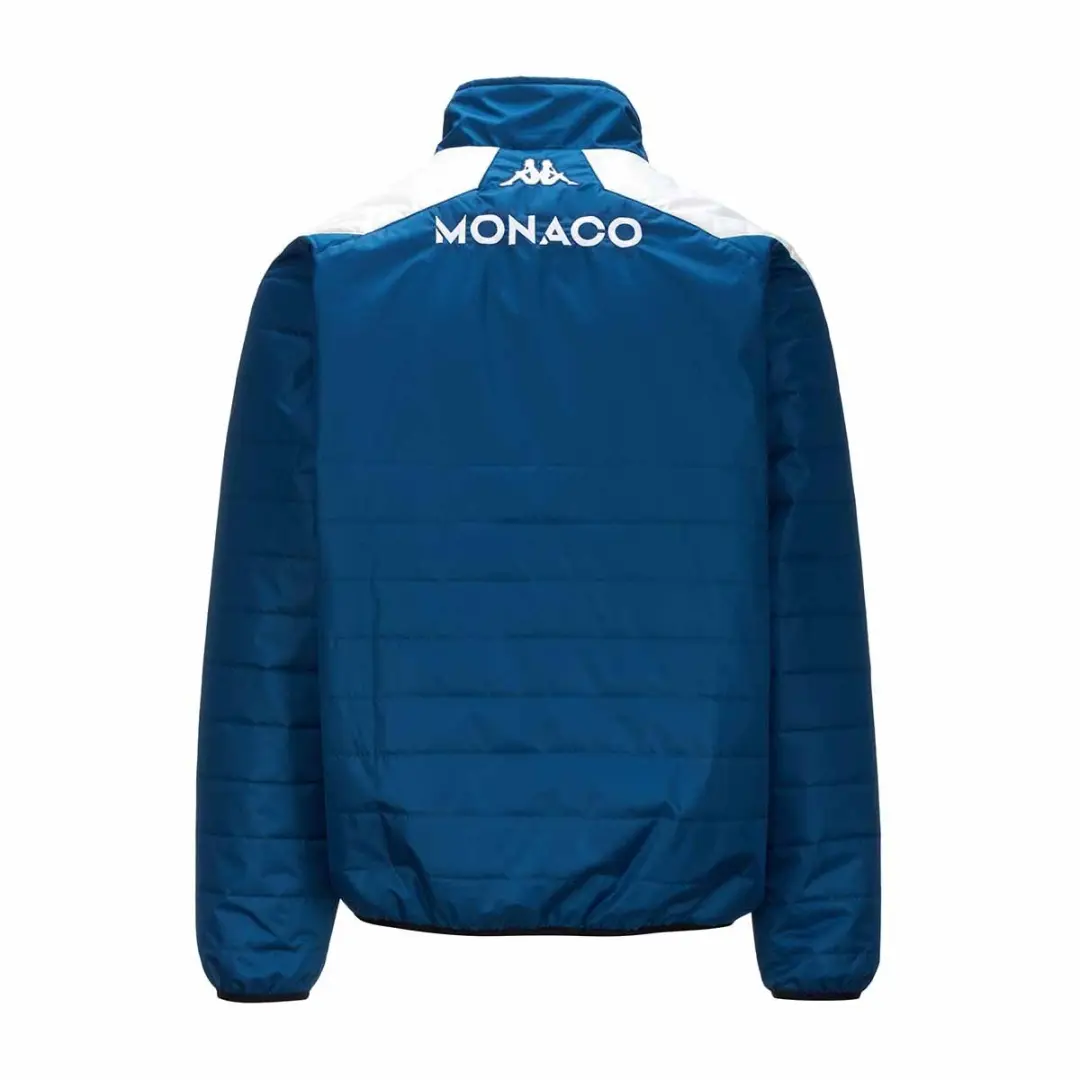 Kappa AS Monaco Pro 7 Donsjack 2023/24 - Blauw/Wit - M - afbeelding 2 van 3