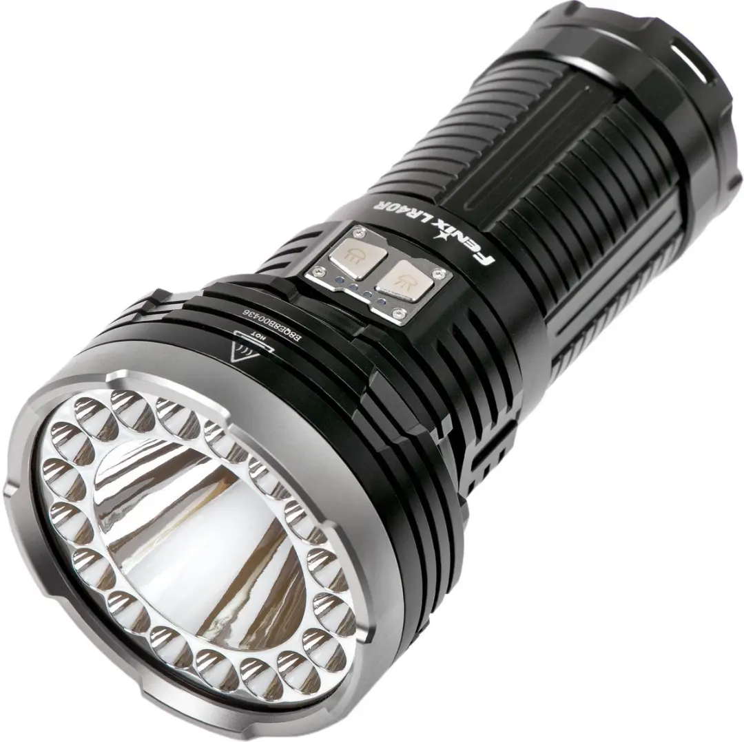 Fenix LR40R Zaklamp FELR40R Krachtige LED Zaklamp Oplaadbaar, 12.000 Lumen, Alum