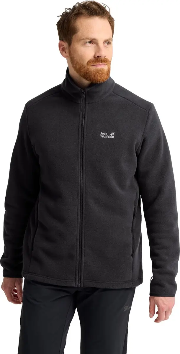 Jack Wolfskin TAUNUS 300 JKT M Heren Outdoorvest - black - afbeelding 2 van 2