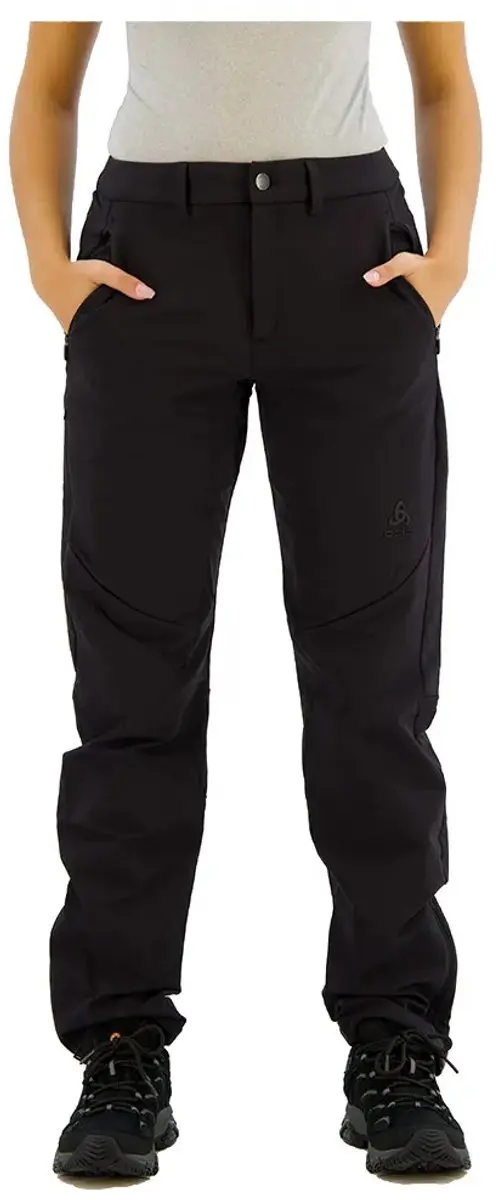 ODLO Ascent Outdoor Broek Dames - Zwart - Maat 40 - afbeelding 6 van 6
