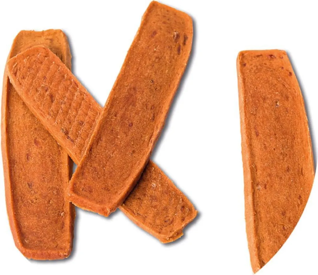 Renske Gezonde Beloning Vleesstrips Zalm 100g - 10 Stuks