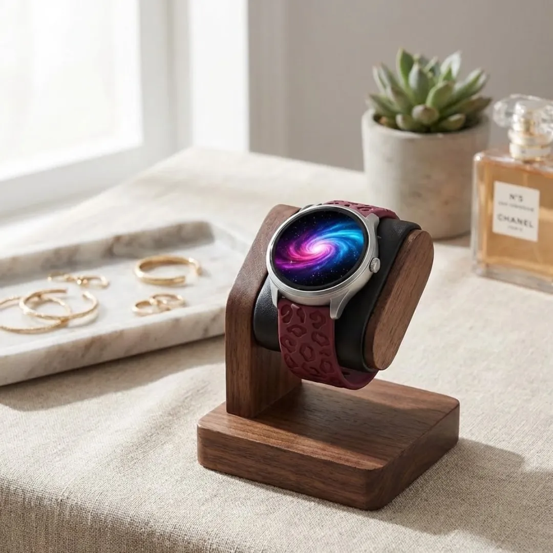 NUVEX Bordeaux Silicone Horlogeband 22mm - Geschikt voor Samsung Galaxy Watch 3/4