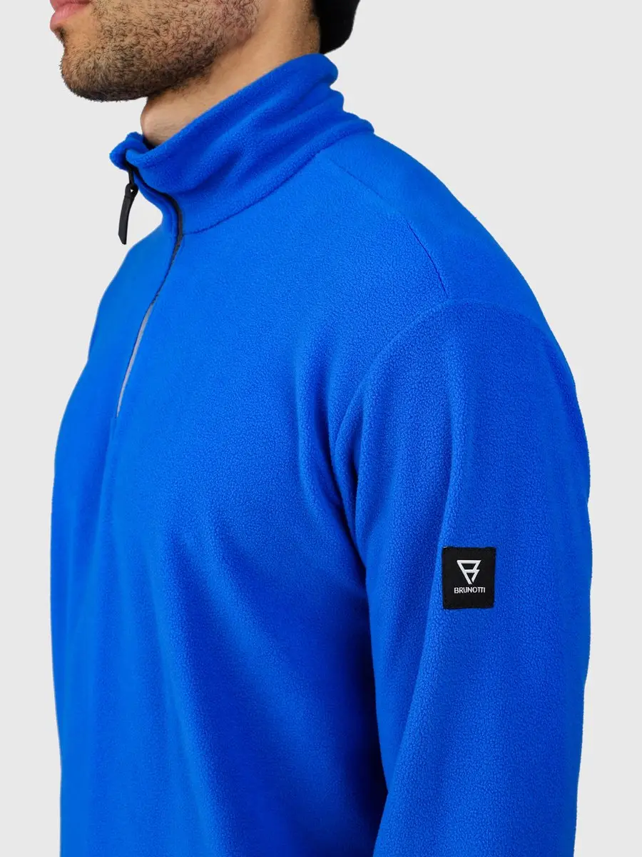 Brunotti Tenno Heren Fleece | Kobalt - afbeelding 6 van 6