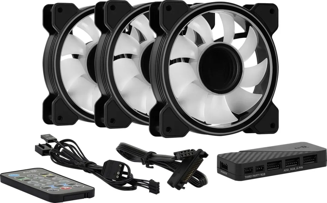 Aerocool Mirage12PRO 12V ARGB Ventilator - 3 Stuks