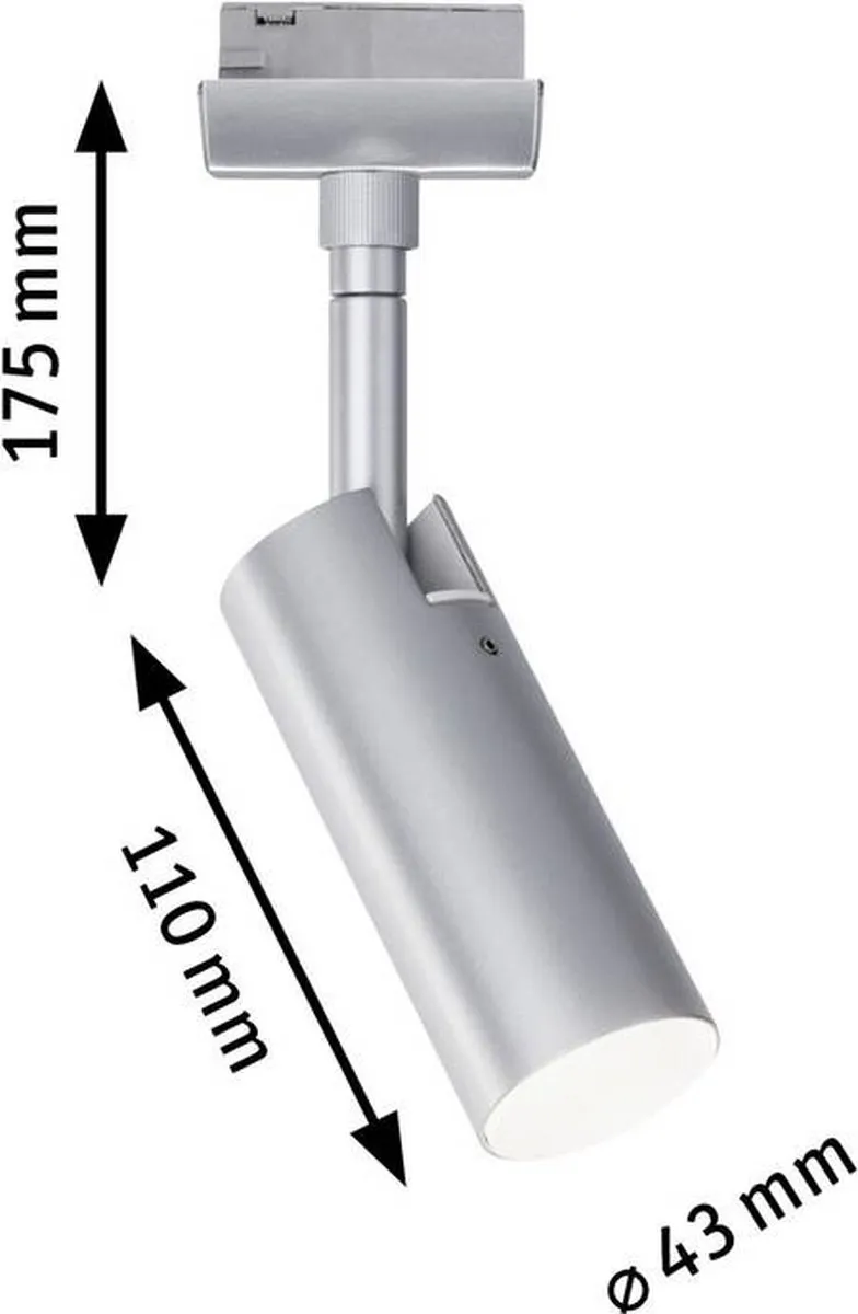 Paulmann Tubo URail LED 5W Chroom (mat)
