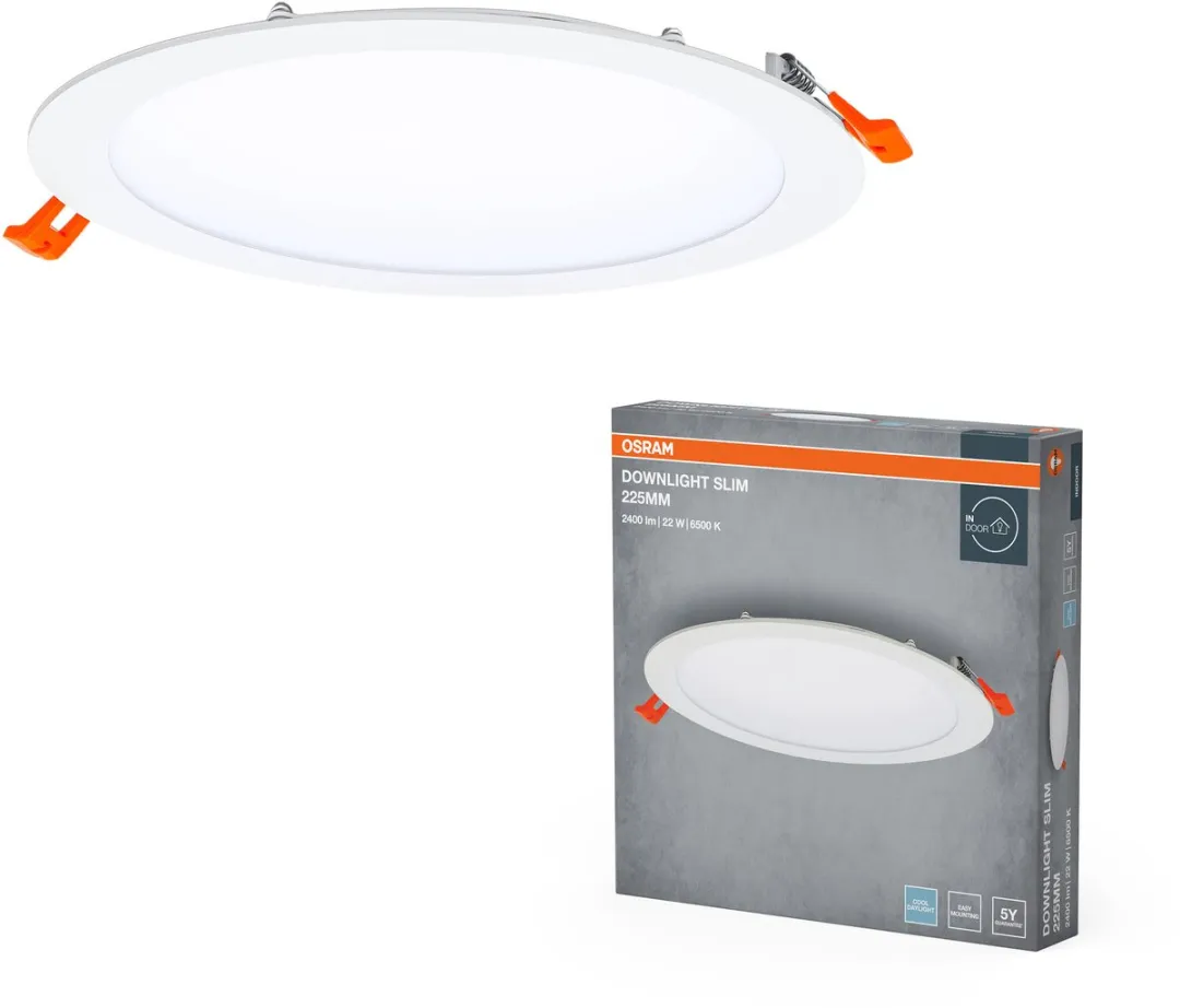 Osram LED Downlight Recess Slim 22W 2000lm - 110° - IP20