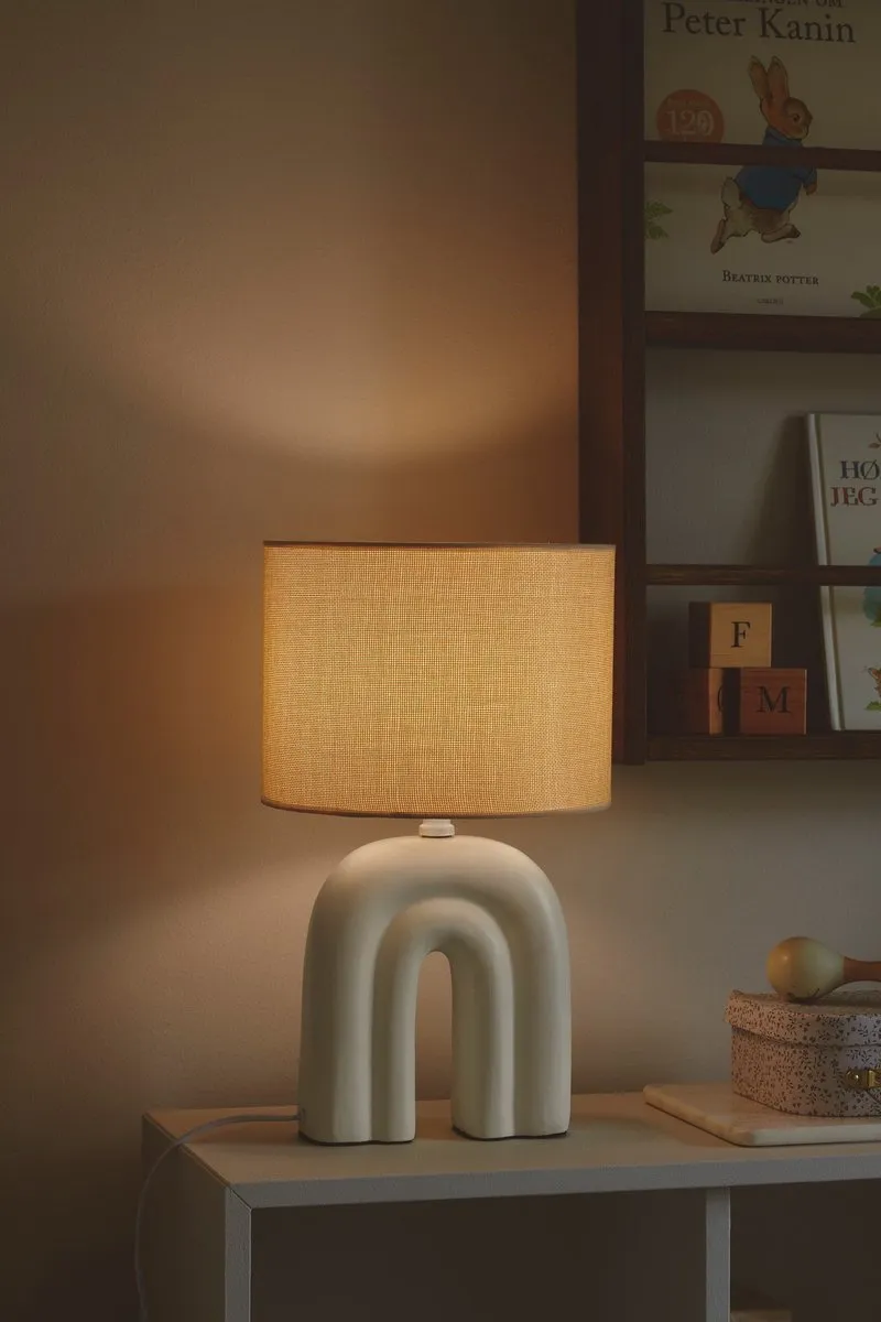 Nordlux Haze Tafellamp E27 - 40W - Ø24cm - Beige