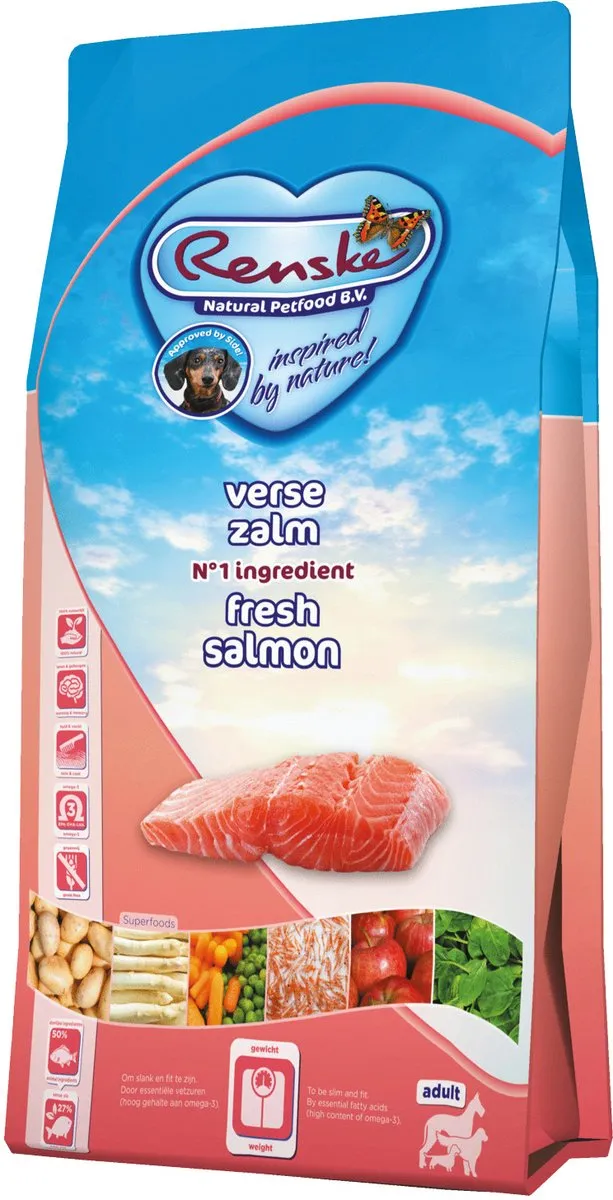 Renske Adult Zalm Hondenvoer - 2 kg Graanvrij