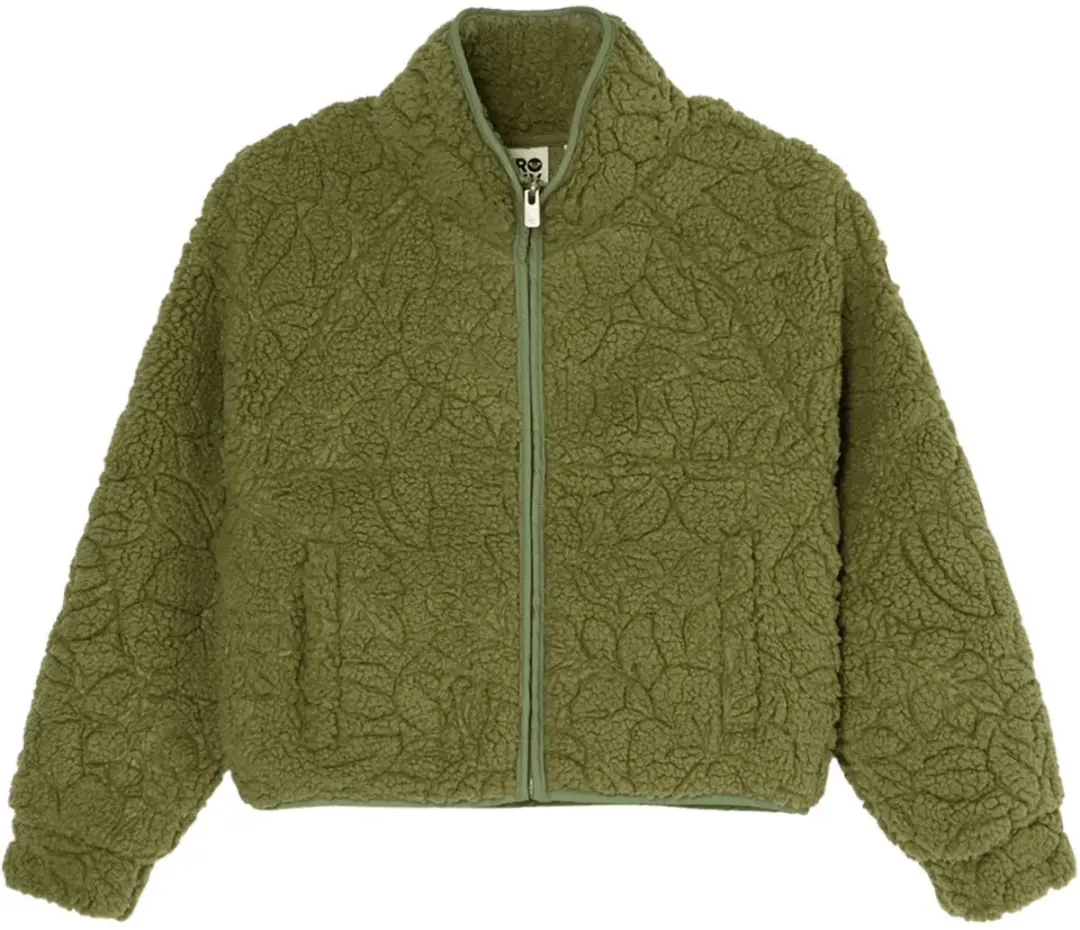 Roxy Blurry Cloud Rg Fleece Groen 10 Years Meisje