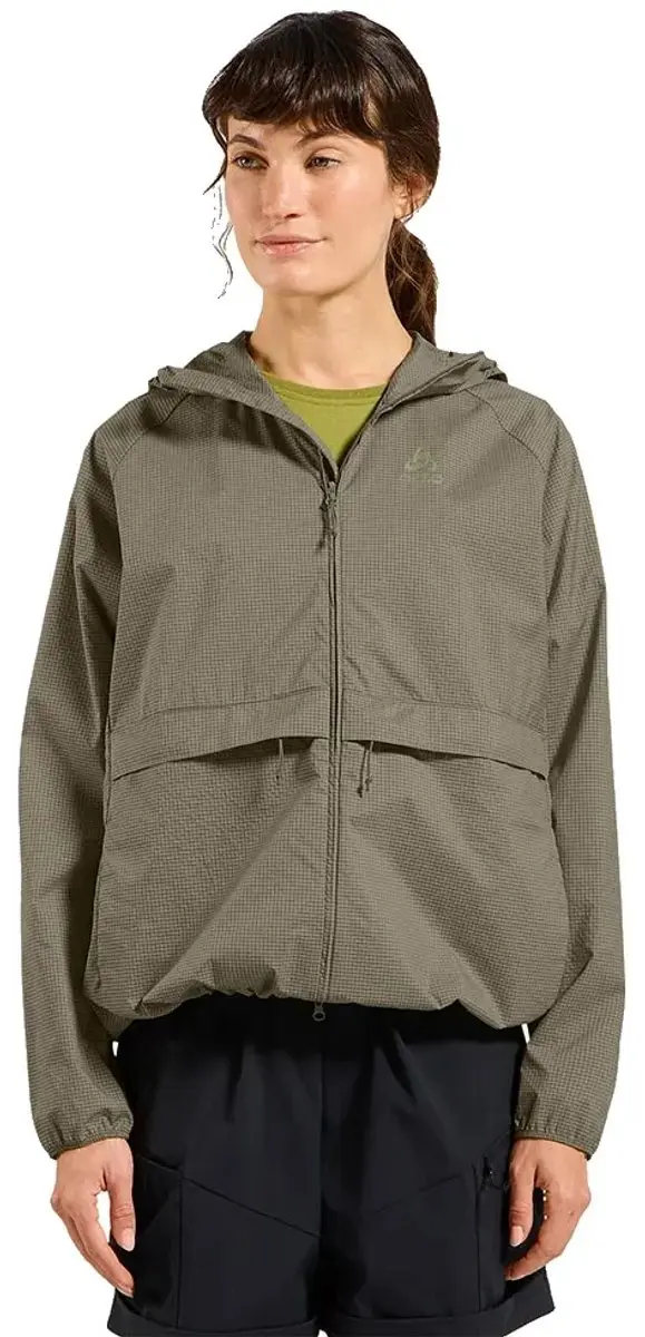 Odlo Essential Windbreaker Jas Groen S Vrouw