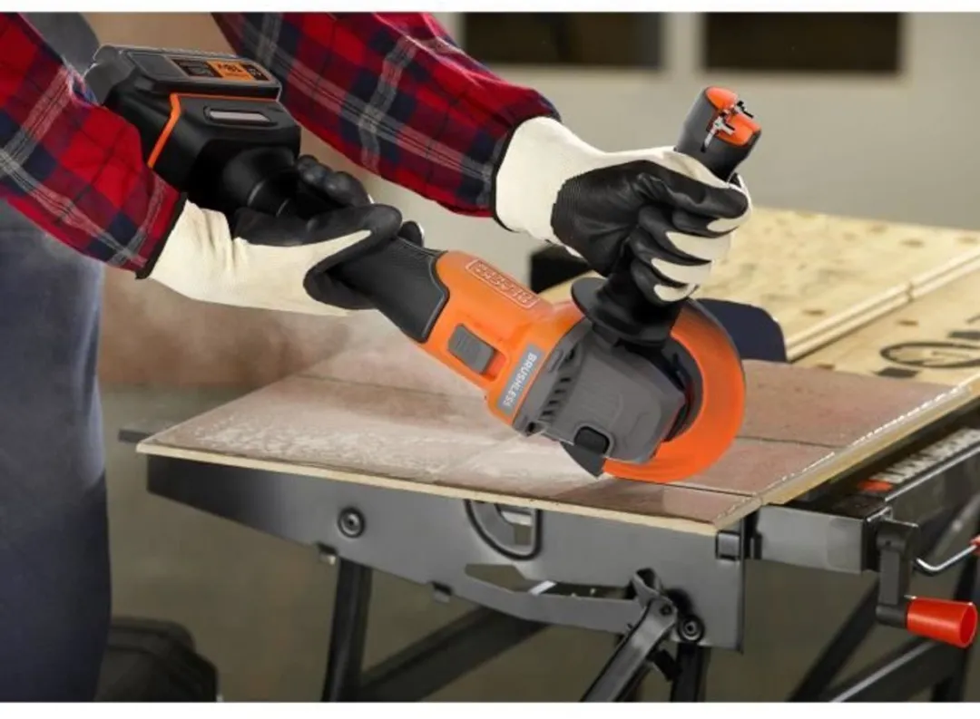 BLACK+DECKER BCG6L8F1S-QW Accu Haakse Slijper 18V - 72W - 22mm - 4Ah - afbeelding 2 van 5