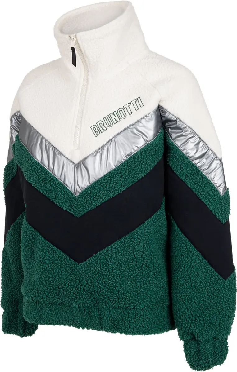 Brunotti Sandy Teddy Fleece Meisjes - Hunter Green - 140 - afbeelding 2 van 6