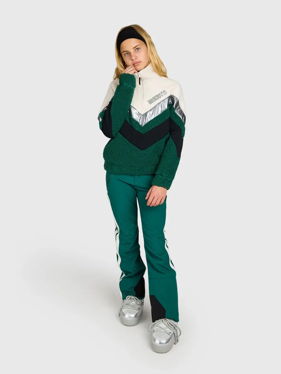 Brunotti Sandy Teddy Fleece Meisjes - Hunter Green - 176 - afbeelding 5 van 6