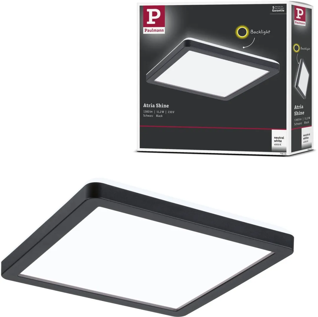 Paulmann Atria Shine LED-paneel 11,2W 900lm 4000K