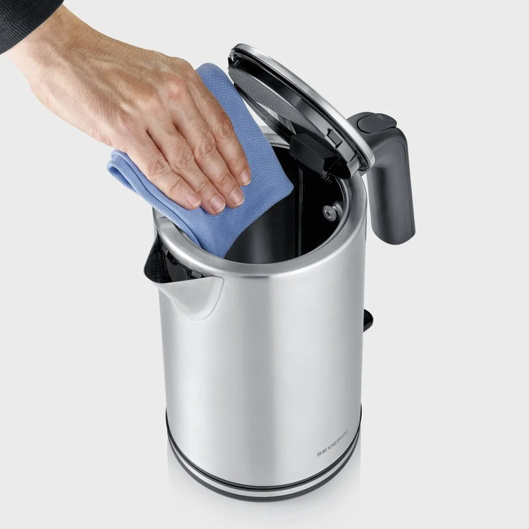 Severin WK 3449 Waterkoker 1,7L - 2400W - Zwart/Zilver