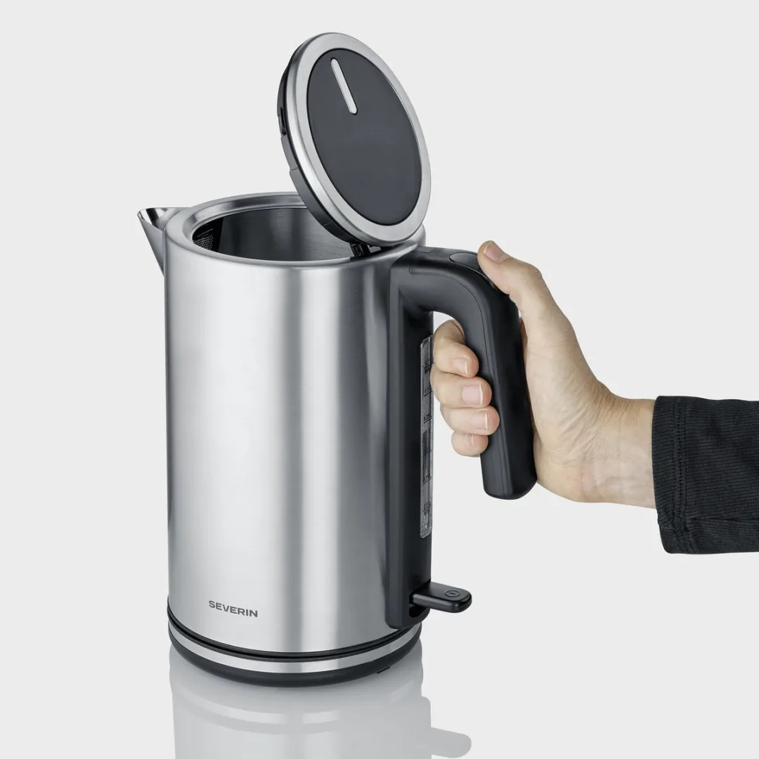 Severin WK 3449 Waterkoker 1,7L - 2400W - Zwart/Zilver