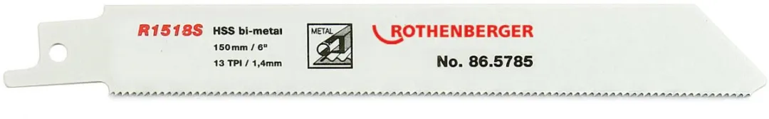 Rothenberger Universeel Zaagblad 150x20x0,9mm 13 TPI - 5 Stuks