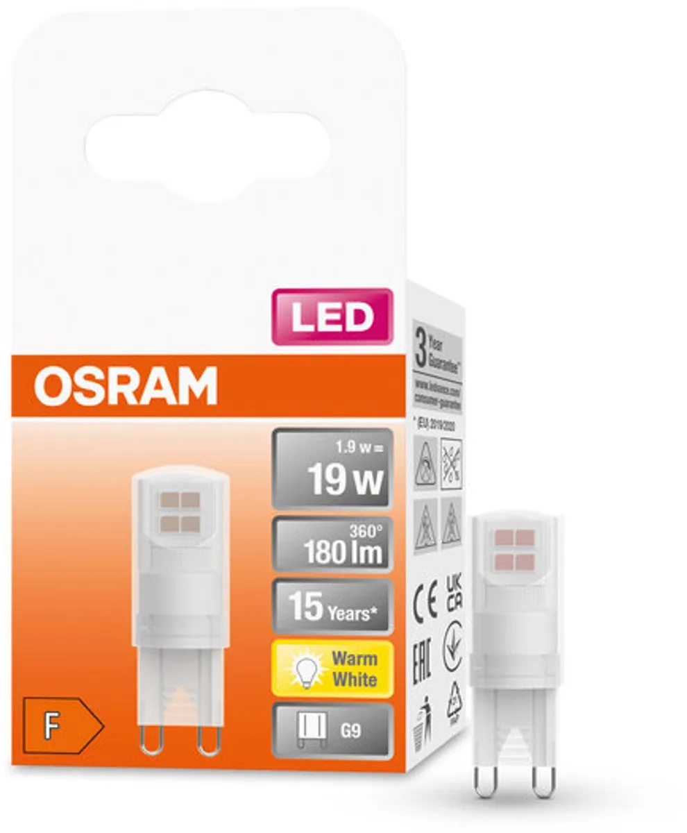 Osram Parathom G9 LED Lamp 1.9W Warm Wit - Vervangt 19W - afbeelding 6 van 6