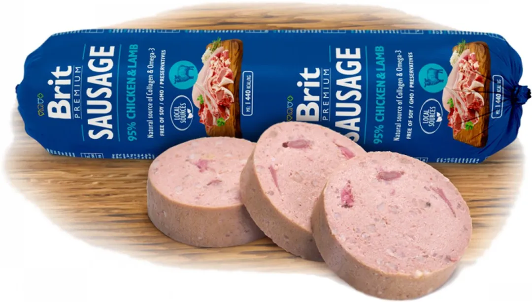 Brit Sausage Chicken & Lamb 800g