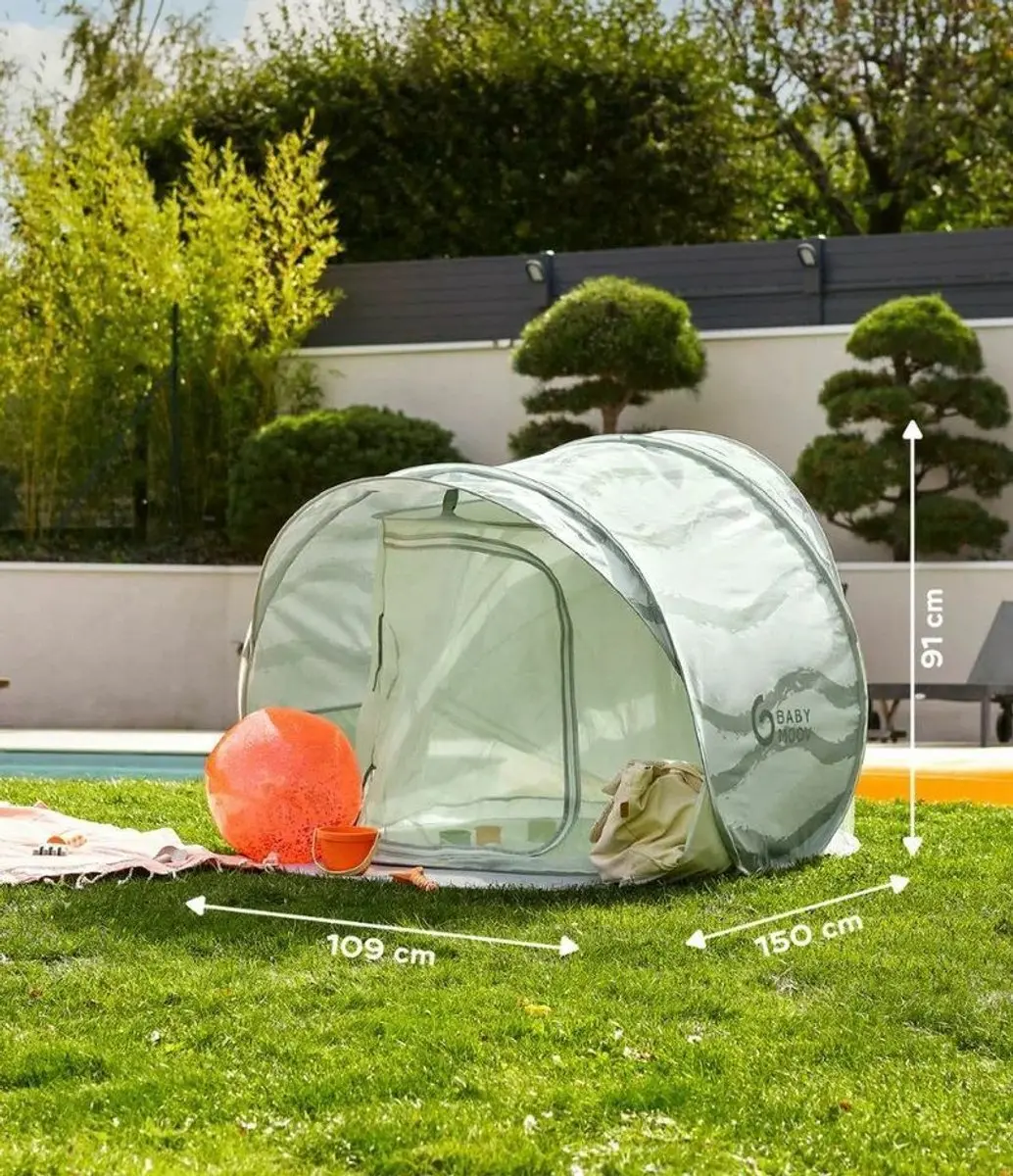 Babymoov Safe & Protect Strandtent - Green Lagoon - afbeelding 4 van 5