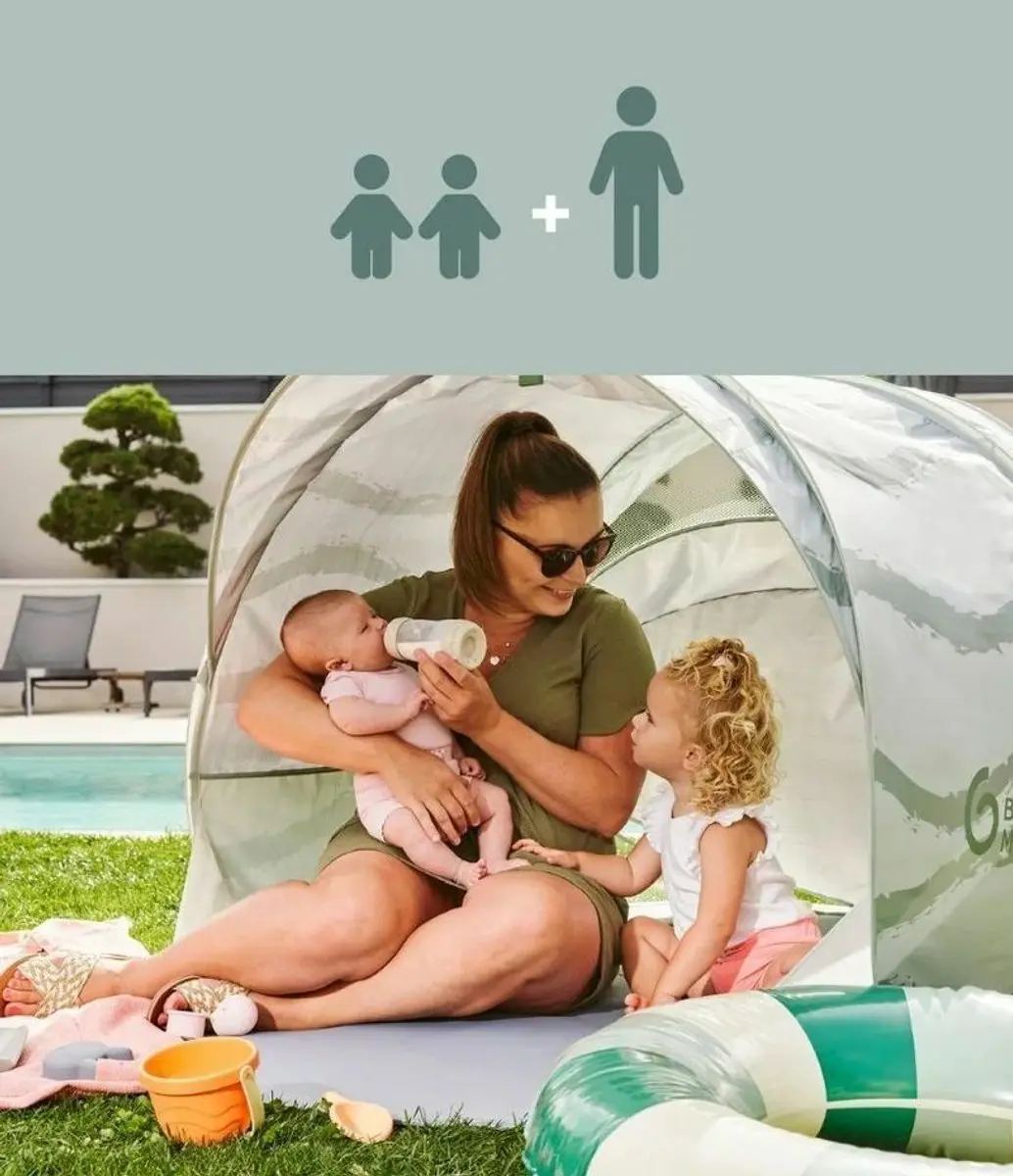 Babymoov Safe & Protect Strandtent - Green Lagoon - afbeelding 3 van 5